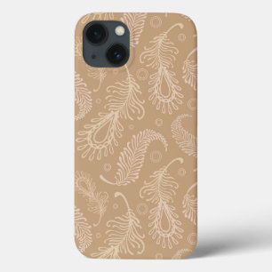 Funda Para iPhone 13 Retro-feater-pálido-modelo
