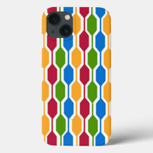 Funda Para iPhone 13 Retro Hexagons