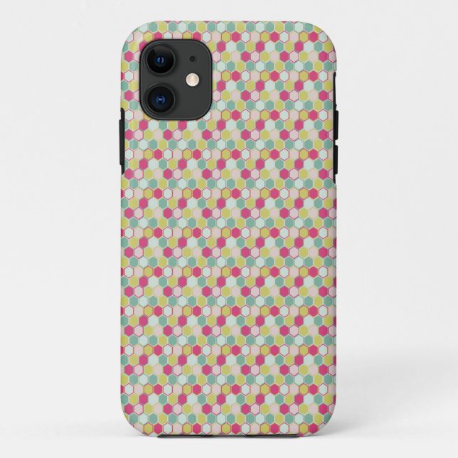 Funda De Case-Mate Para iPhone Retro Honeycomb (Reverso)