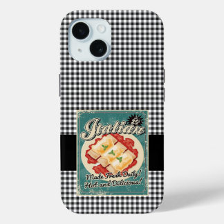 Funda Para iPhone 15 Retro italiano