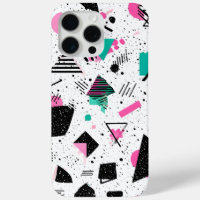 Retro Memphis Geometric Pattern