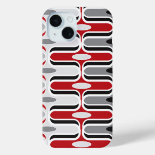 title_seo2 Retro Mod Zig Zag Pattern Red Black Art