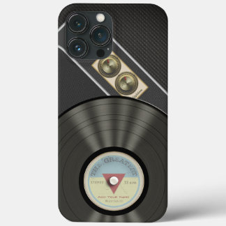 Funda Para iPhone 13 Pro Max Rétro Music Vintage Vinyl Record