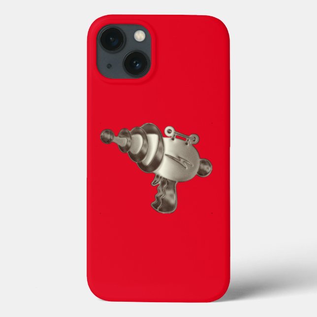 Funda De Case-Mate Para iPhone Retro Ray Gun (Reverso)