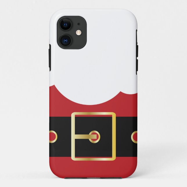 Funda De Case-Mate Para iPhone retro santa claus (Reverso)