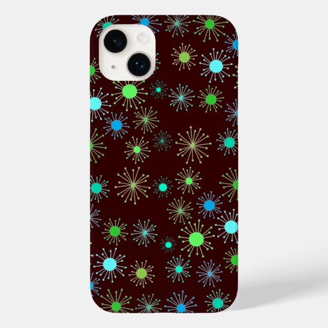 Funda De Case-Mate Para iPhone Retro Starburts (Reverso )