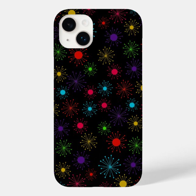Funda De Case-Mate Para iPhone Retro Starburts (Reverso )