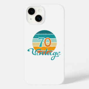 Funda Para iPhone 14 De Case-Mate Retro Sunset 70 Vintage Distressed