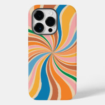Retro Swirl Resumen del estuche Art iPhone / iPad