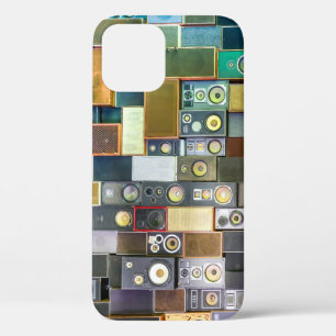 Funda Para iPhone 12 Retro Wall-Hung: Diseño de altavoces de época