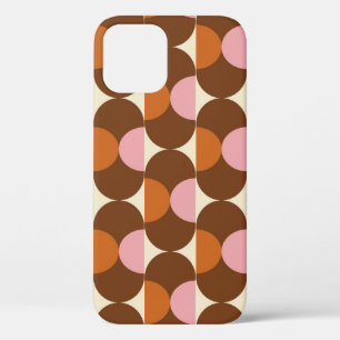 Funda Para iPhone 12 retrocosecha de patrón retro vintage de los años 7