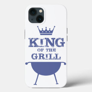 Funda Para iPhone 13 Rey Del Grill, Azul
