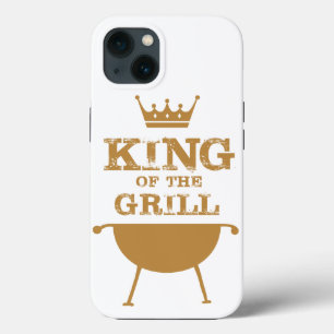 Funda Para iPhone 13 Rey Del Grill, Oro