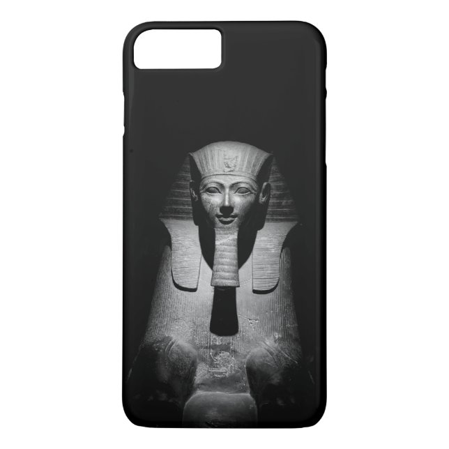 Funda De Case-Mate Para iPhone Rey faraón blanco y negro (Reverso)