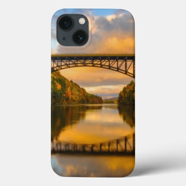 Funda De Case-Mate Para iPhone Rey francés Bridge en caída (Reverso)