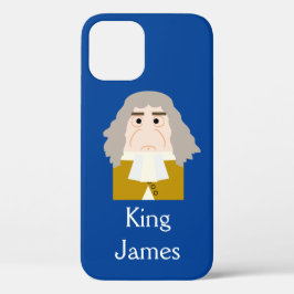 Funda Para iPhone 12 Rey James VII (Escocia) y James II (Inglaterra)