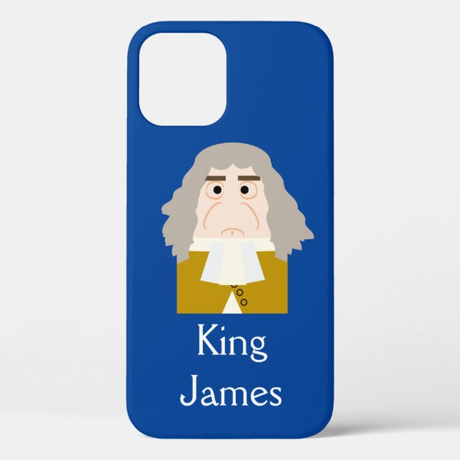 Funda De Case-Mate Para iPhone Rey James VII (Escocia) y James II (Inglaterra) (Reverso )