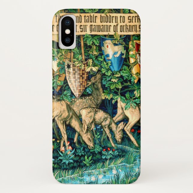 Funda De Case-Mate Para iPhone Rey Medieval Arthur William Morris (Reverso)