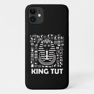 Funda Para iPhone 11 Rey tut faraón egipcio alfabeto jeroglífico