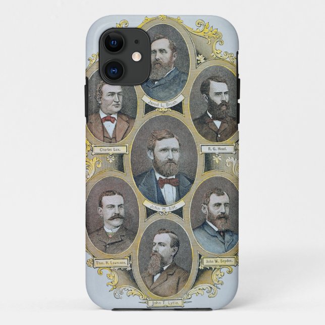 Funda De Case-Mate Para iPhone Reyes del oeste americano, c.1880 (engravi del (Reverso)