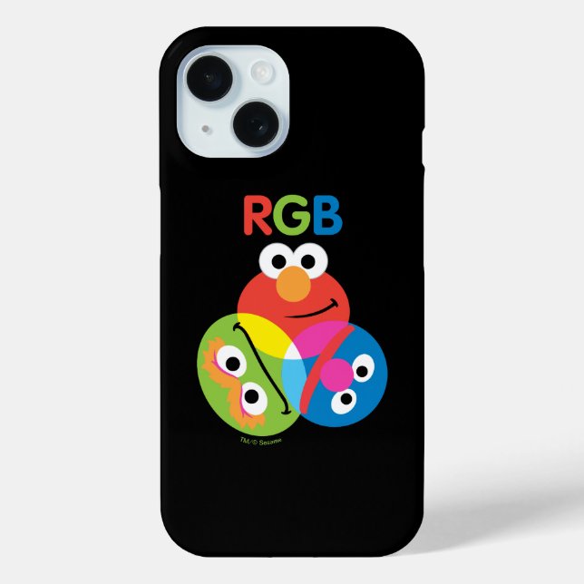 Funda De Case-Mate Para iPhone RGB Plaza Sésamo (Reverso )