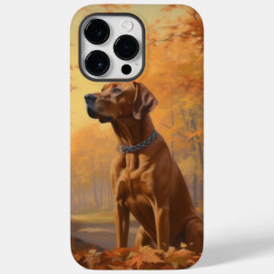 Funda Para iPhone 14 Pro Max De Case-Mate Rhodesian Ridgeback en Otoño Las Hojas Caídas Ins