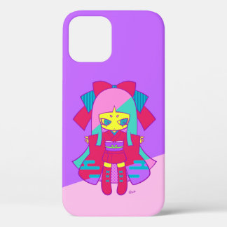 Funda Para iPhone 12 Rica girls D [purple and pink] - D子（紫ピンク） Case-Mat