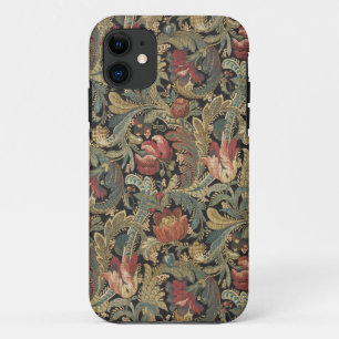 Funda Para iPhone 11 Rich Floral Tapestry Brocade Antiguo Clásico