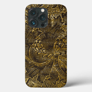 Funda Para iPhone 13 Pro Rich Stylish Black and Gold Luxury