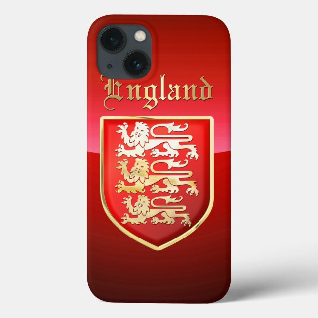 Funda De Case-Mate Para iPhone Richard el Escudo Real de Inglaterra de Lionheart (Reverso)