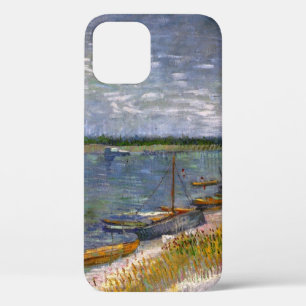 Funda Para iPhone 12 Río con barcos de remo por Vincent van Gogh