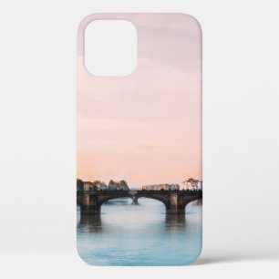 FUNDA PARA iPhone 12 RÍO DE CRUCE DE PUENTE EN LA CIUDAD BAJO CIELO DE