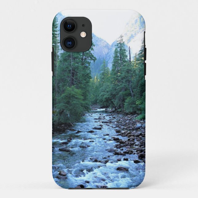 Funda De Case-Mate Para iPhone Río Merced por Islas Felices, Yosemite, CA (Reverso)