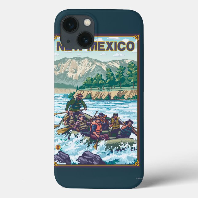 Funda De Case-Mate Para iPhone Río Rafting Nuevo México (Reverso)