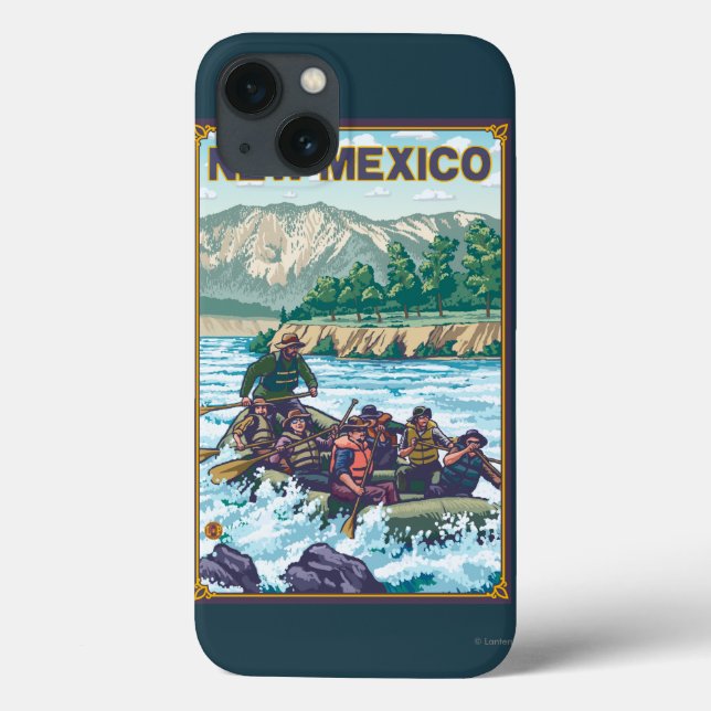 Funda De Case-Mate Para iPhone Río Rafting Nuevo México (Reverso)