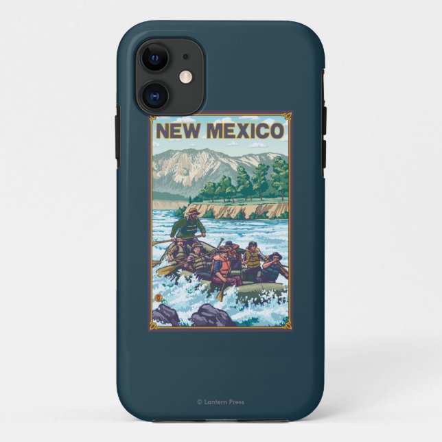 Funda De Case-Mate Para iPhone Río RaftingNew México (Reverso)