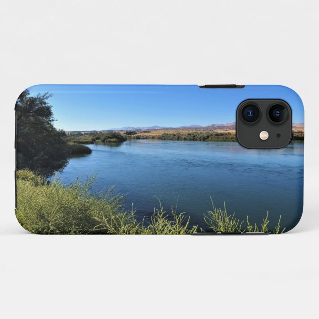 Funda De Case-Mate Para iPhone Río Serpiente, Melba, ID (Reverso (horizontal))