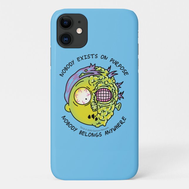 Funda De Case-Mate Para iPhone RIQUEZA Y MORTY™| Cotización de vuelo estilizada (Reverso)