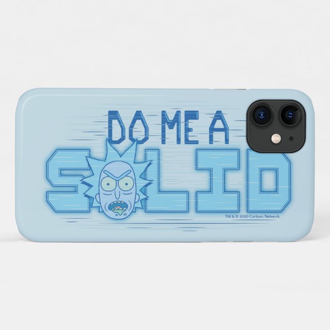 Funda De Case-Mate Para iPhone RIQUEZA Y MORTY™| Hágame un sólido (Reverso (horizontal))