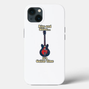 Funda Para iPhone 13 Rise and shine. it's guitar time. motivational