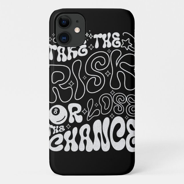 Funda De Case-Mate Para iPhone Risk & Chance Phone Case (Reverso)