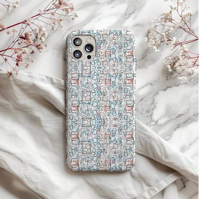 Funda De Case-Mate Para iPhone Ritmo: círculos, rectángulos y cuadrados (Subido por el creador)