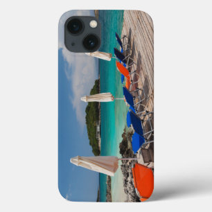 Funda Para iPhone 13 Riviera albanesa, Ksamil, frente a la playa de la