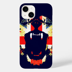 Funda Para iPhone 14 De Case-Mate Roar Great British lion union jack iphone case
