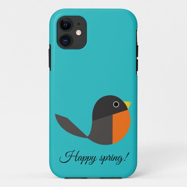 Funda De Case-Mate Para iPhone Robin Birds (Reverso)