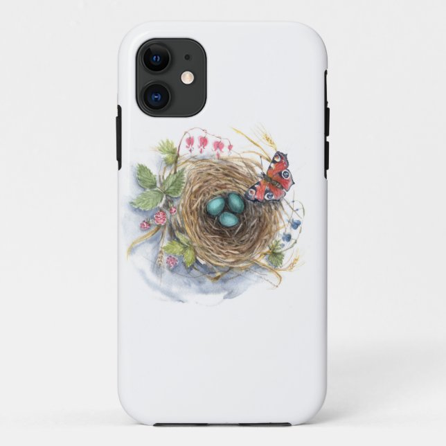 Funda De Case-Mate Para iPhone Robin Nest (Reverso)