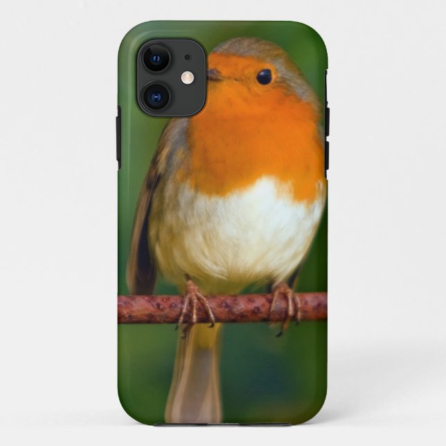 Funda De Case-Mate Para iPhone Robin Red Breast (Reverso)