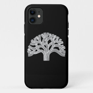 Funda Para iPhone 11 Roble blanco de Oakland en negro
