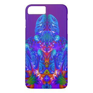 Funda Para iPhone 8 Plus/7 Plus Robot azul abstracto