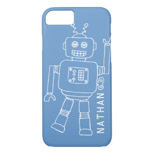 Funda Para iPhone 8/7 Robot divertido llamado estuche de iphone para niñ